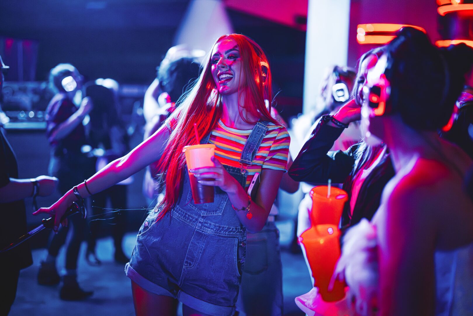 A woman in fancy dress for a Halloweekender at Butlin's.