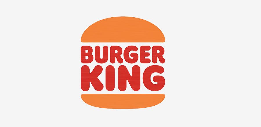 The Burger King logo. "Burger King" is written in a bold, red font and sits between two buns.