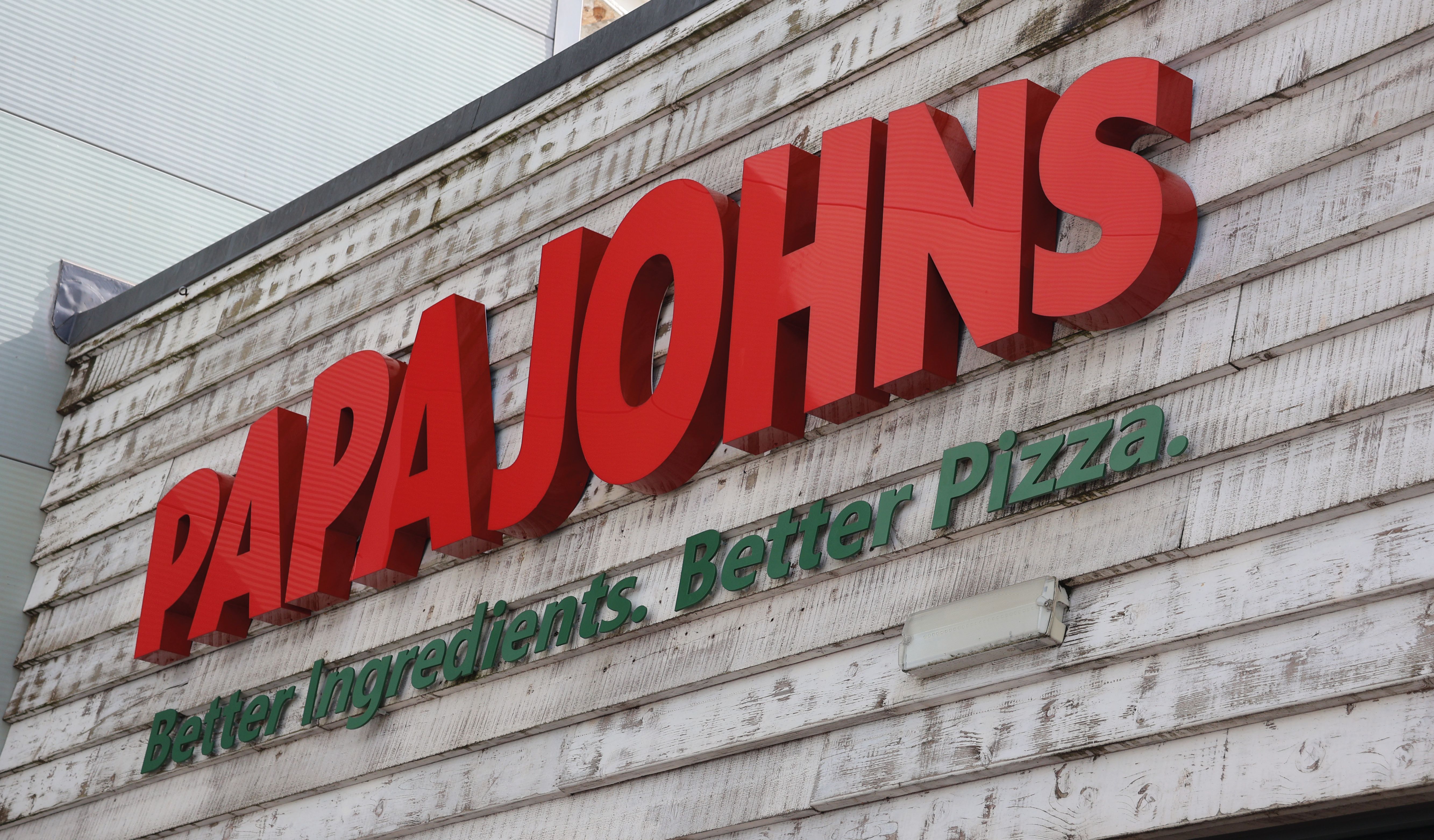 A logo of Papa John's.