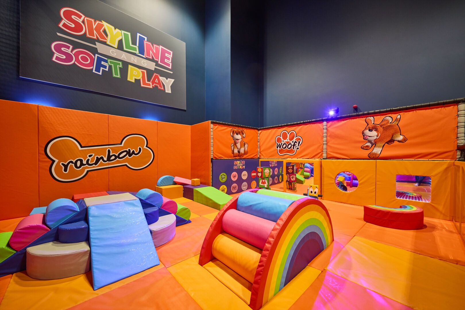 The Skyline Gang Soft Play orange zone.