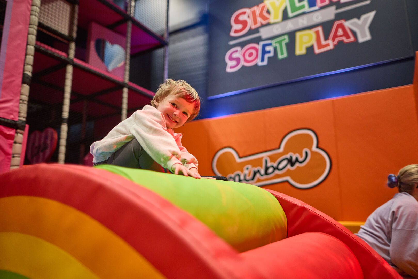 Having fun in the orange zone!