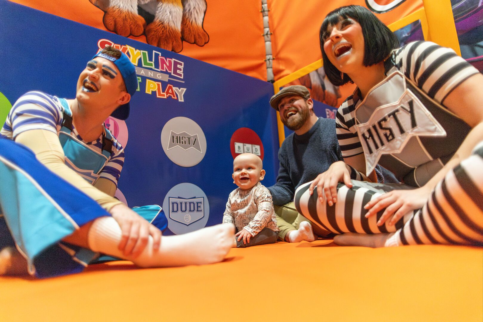 Hanging out with Dude and Misty.