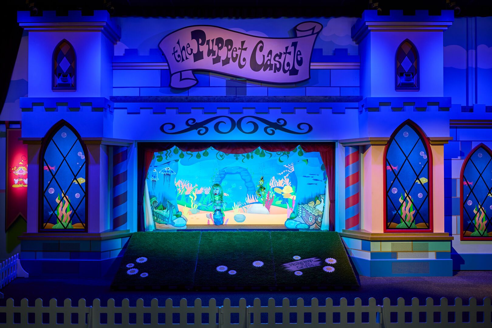 A traditional puppet show at our Puppet Castle.