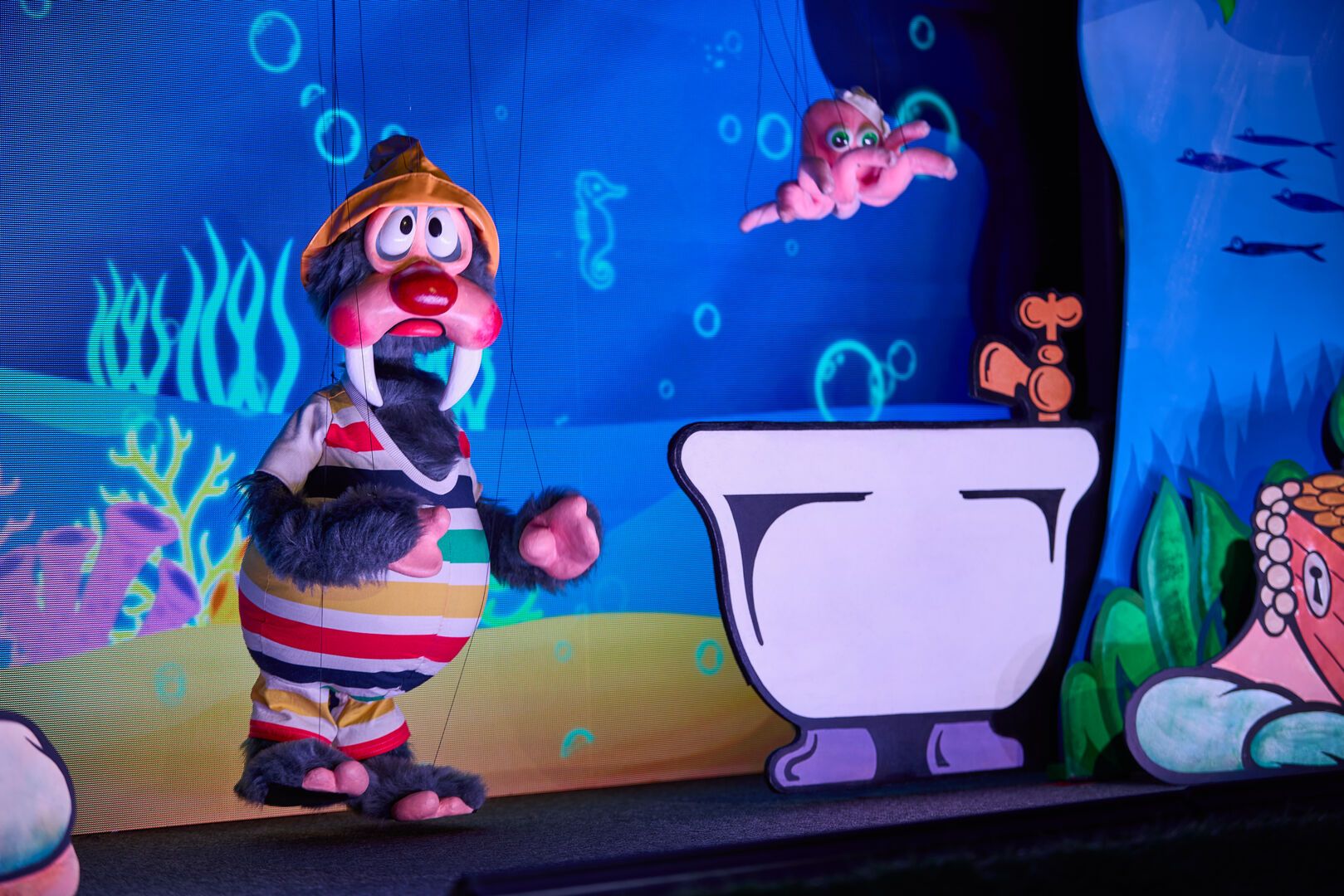 A traditional string puppet.