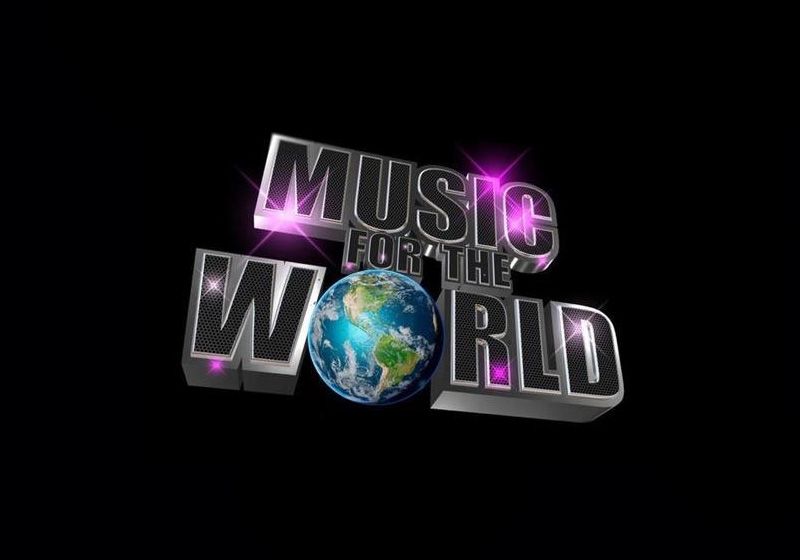 A promotional image for the Music For The World festive show.